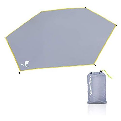  GEERTOP Lightweight Tent Footprint 150D Oxford Waterproof Camp Tarp Portable Ground Sheet Mat for 2 Person Tent, Outdoor Camping Backpacking Hiking Travel