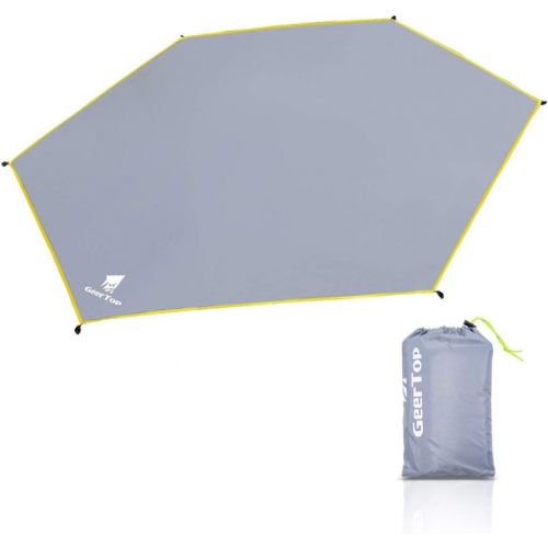  GEERTOP Lightweight Tent Footprint 150D Oxford Waterproof Camp Tarp Portable Ground Sheet Mat for 2 Person Tent, Outdoor Camping Backpacking Hiking Travel