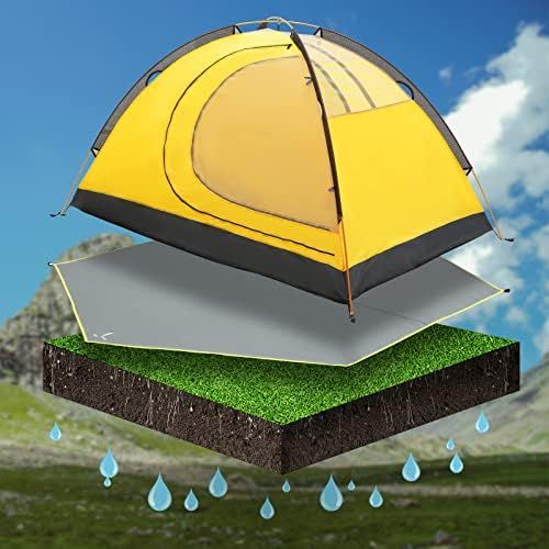  GEERTOP Lightweight Tent Footprint 150D Oxford Waterproof Camp Tarp Portable Ground Sheet Mat for 2 Person Tent, Outdoor Camping Backpacking Hiking Travel