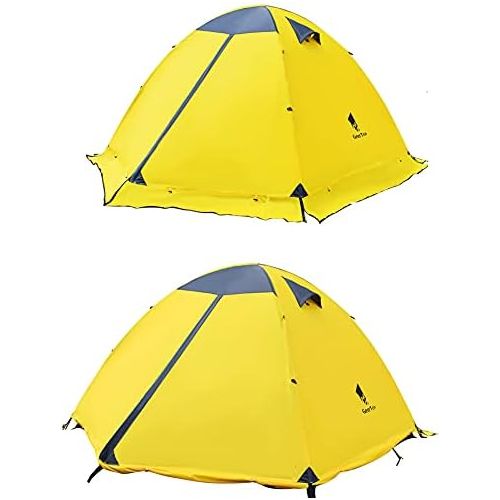  GEERTOP Backpacking Tent for Camping 2 Person 4 Season Tents for Outdoor Survival - Hiking Hunting Climbing - Free Standing Tent