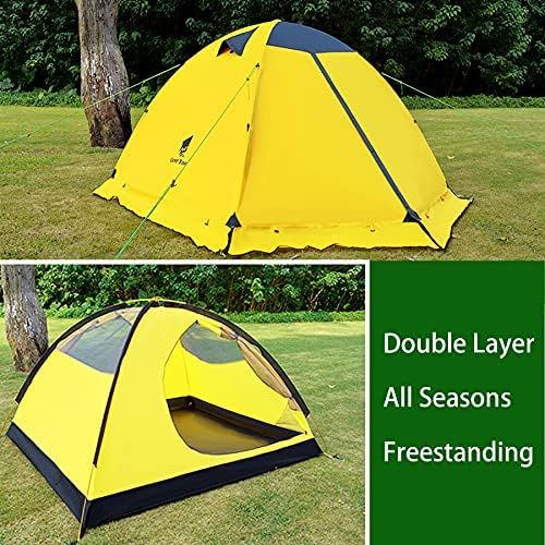  GEERTOP Backpacking Tent for Camping 2 Person 4 Season Tents for Outdoor Survival - Hiking Hunting Climbing - Free Standing Tent