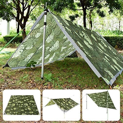  GEERTOP Portable Tent Ground Cover Waterproof Hammock Rain Fly Footprint Sheet Tent Tarp Mat Canopy for Camping Hiking Picnic