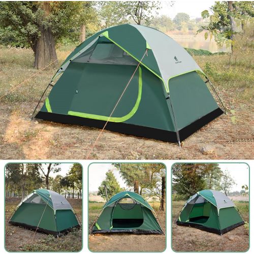  GEERTOP Tents for Camping 2 Person Lightweight Dome Tent with Removable Rain Fly Instant Two Man Tent for Backpacking Hiking Camp Travel - Easy Setup