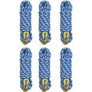GEERTOP Set of 6 Pack Camping Guylines 5mm Ultralight Tent Cord Rope with Aluminum Tensioner