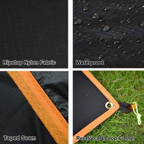  GEERTOP 1-4 Person Ultralight Waterproof Tent Tarp Footprint Ground Sheet Mat, for Camping, Hiking, Picnic