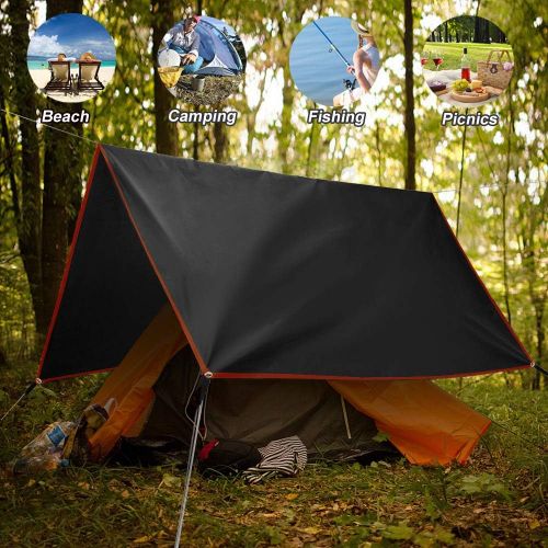  GEERTOP 1-4 Person Ultralight Waterproof Tent Tarp Footprint Ground Sheet Mat, for Camping, Hiking, Picnic