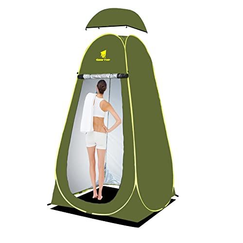  GEERTOP Portable Shower Tent for Camping Pop Up Instant Privacy Tent Shelter UPF 50+ Canp Toilet Outdoor Changing Room for Hiking Fishing Beach Picnic - Easy Set Up