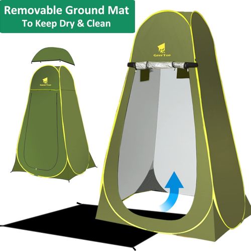  GEERTOP Portable Shower Tent for Camping Pop Up Instant Privacy Tent Shelter UPF 50+ Canp Toilet Outdoor Changing Room for Hiking Fishing Beach Picnic - Easy Set Up