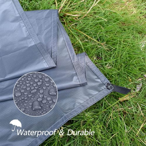  GEERTOP 1-4 Person Ultralight Waterproof Tent Tarp Footprint Ground Sheet Mat, for Camping, Hiking, Picnic