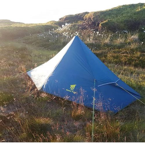  GEERTOP Lightweight Backpacking Tent for 1 Person Trekker Pole 1 Man Tent for Camping Hiking Outdoor Travel