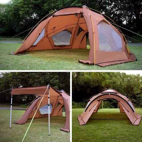  Geertop Large Family Camping Tent 6 Person Portable Double Layer for Fishing, Camping, Hiking and Outdoor Activities