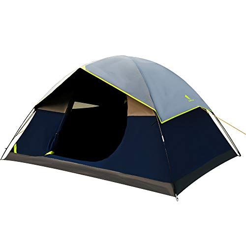  GEERTOP Darkroom Tent for Camping 4 Person Family Backpacking Tents for Outdoor Camp Hiking