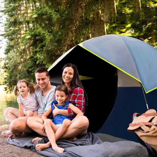  GEERTOP Darkroom Tent for Camping 4 Person Family Backpacking Tents for Outdoor Camp Hiking