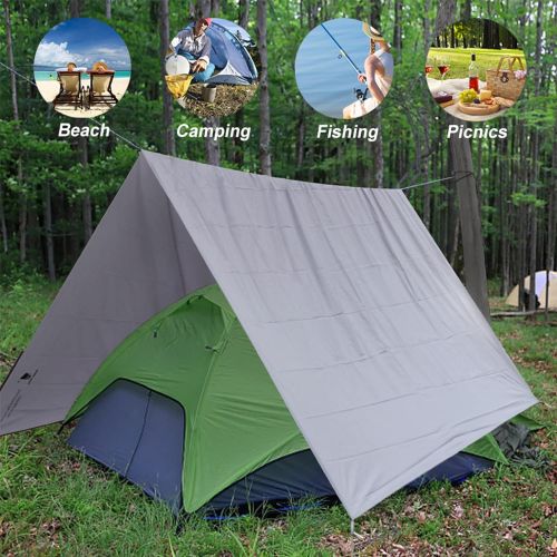  GEERTOP 1-4 Person Ultralight Waterproof Tent Tarp Footprint Ground Sheet Mat, for Camping, Hiking, Picnic