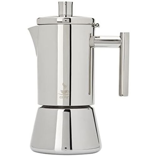  Der Original GEFU Espresso-Kocher Nando 16380  Premium Edelstahl Kaffee-Maschine fuer 4 Tassen hoechsten Cafe-Genuss