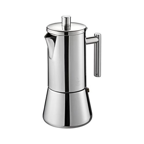  Der Original GEFU Espresso-Kocher Nando 16390  Premium Edelstahl Kaffee-Maschine fuer 6 Tassen hoechsten Cafe-Genuss