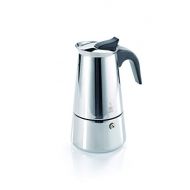 Der Original GEFU Espresso-Kocher Emilio 16160  Premium Edelstahl Kaffee-Maschine fuer 6 Tassen hoechsten Cafe-Genuss