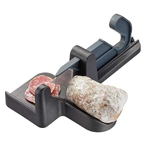  GEFU Tranche Sausage Cutter Salami Cutter, Hand Operated Manual All Purpose Slicer, Sausage Cutter, Ham, Bacon, Hard Cheese, Stainless Steel Blade