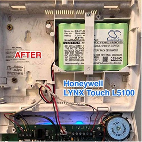  [아마존베스트]GEILIENERGY 300-03865 Backup Battery for HONEYWELL-L3000 Lynx Plus,L5000 Lynx Touch-L5100 Lynx Touch, L5200 Lynx Touch LYNXRCHKIT-HC Wireless Alarm Control Panels