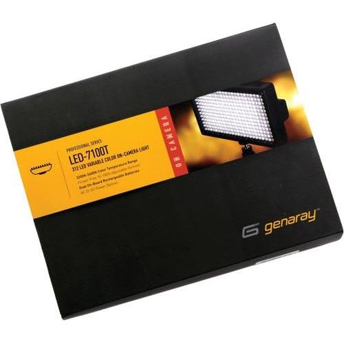  Genaray LED-7100T 312 LED Variable-Color On-Camera Light