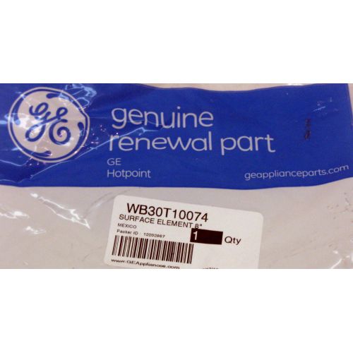  GENERAL ELECTRIC GE WB30T10074 Element 8In