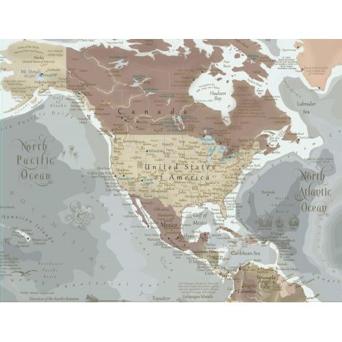  GeoJango World Travel Map Pin Board - The Columbus World Map - Includes 100 map pins