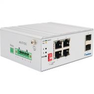 GEOVISION GV-APOE0410-E 4-Port Gigabit PoE+ Compliant Industrial Unmanaged Switch