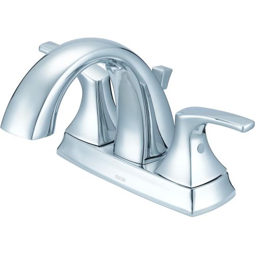  Danze D307018 Vaughn Two Handle Centerset Bathroom Faucet with Metal Pop-Up Drain, Chrome