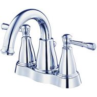 Danze D301115BR Eastham Two Handle Centerset Bathroom Faucet with Metal Pop-Up Drain, Brushed Nickel
