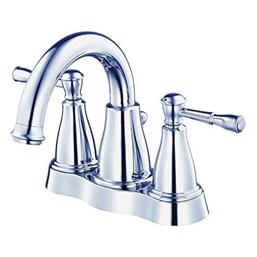  Danze D301115BR Eastham Two Handle Centerset Bathroom Faucet with Metal Pop-Up Drain, Brushed Nickel