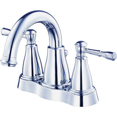  Danze D301115BR Eastham Two Handle Centerset Bathroom Faucet with Metal Pop-Up Drain, Brushed Nickel