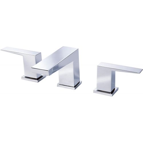  Danze D304162 Mid-Town Widespread Bathroom Faucet with Metal Touch-Down Drain, Chrome