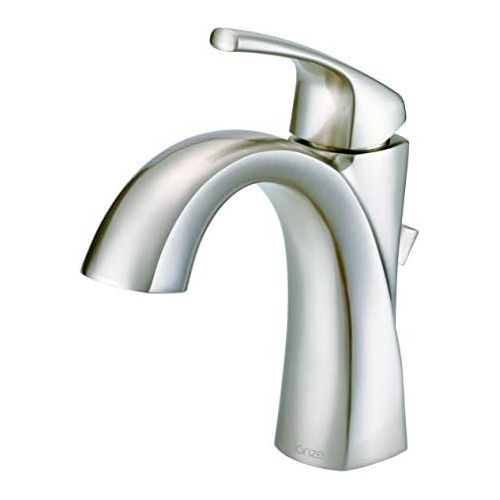  Danze D225018BN Vaughn Single Handle Bathroom Faucet with Metal Pop-Up Drain, Brushed Nickel