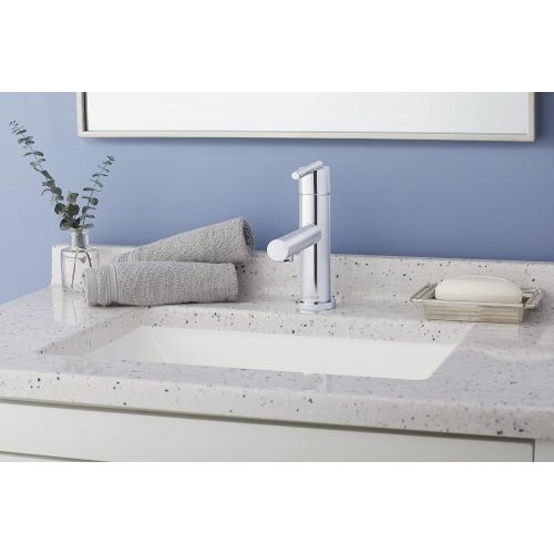  Danze D224158 Parma Single Handle Bathroom Faucet with Metal Touch-Down Drain, Chrome
