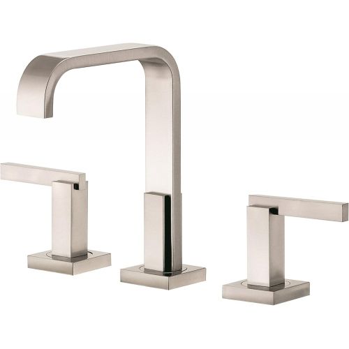  Danze D304644BN Sirius Widespread Bathroom Faucet with Metal Touch-Down Drain, Brushed Nickel