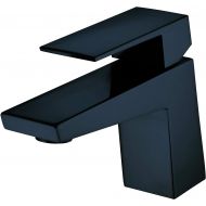 Danze D222562BS Mid-Town Single Handle Bathroom Faucet with Metal Touch-Down Drain, Satin Black