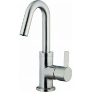 Danze D222530BN Amalfi Single Handle Bathroom Faucet with Metal Touch-Down Drain, Brushed Nickel