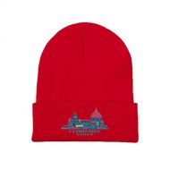 GERCASE Italy Florence Red Beanie Adults Unisex Men Womens Kids Cuffed Plain Skull Knit Hat Cap