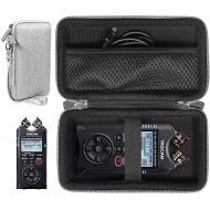 getgear Portable Recorder Case Compatible with Tascam DR-40X Four Track Handheld Recorder and USB Interface