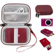 getgear Case for Canon Ivy Mobile Mini CLIQ, CLIQ+, CLIQ 2, CLIQ+2 Instant Camera Printer and Photo Printer, Also for Koda Series and HP Sprocket 2nd/ 1st (Burgundy)