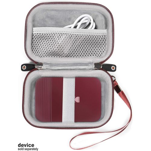  getgear Case for Canon Ivy Mobile Mini CLIQ, CLIQ+, CLIQ 2, CLIQ+2 Instant Camera Printer and Photo Printer, Also for Koda Series and HP Sprocket 2nd/ 1st (Burgundy)