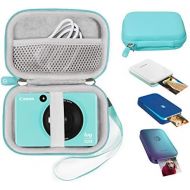 getgear Case for Canon Ivy Mobile Mini CLIQ, CLIQ+, CLIQ 2, CLIQ+2 Instant Camera Printer and Photo Printer, Also for Koda Series and HP Sprocket 2nd/ 1st (Mint Green)