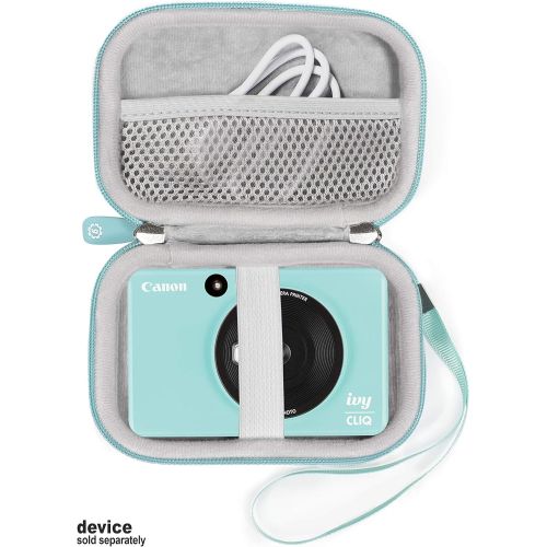  getgear Case for Canon Ivy Mobile Mini CLIQ, CLIQ+, CLIQ 2, CLIQ+2 Instant Camera Printer and Photo Printer, Also for Koda Series and HP Sprocket 2nd/ 1st (Mint Green)