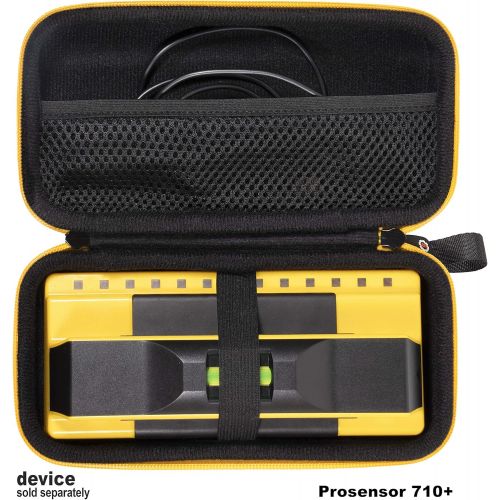  [아마존베스트]getgear Stud Sensor Case compatible with Franklin ProSensor 710, 710+, T13 mesh pocket for other accessories, Contrast orange color to match your sensor, Easy to hold strap