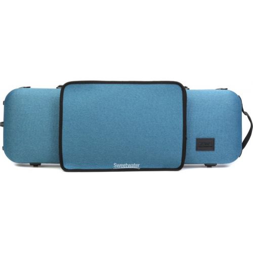  GEWA Bio-A Oblong Violin Case - Blue, 4/4 Size