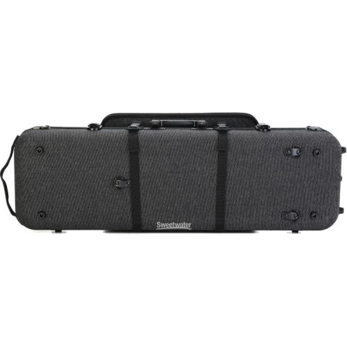  GEWA Bio-S Oblong Violin Case - Gray, 4/4 Size