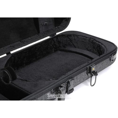  GEWA Bio-S Oblong Violin Case - Gray, 4/4 Size