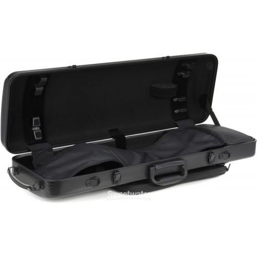  GEWA Pure Oblong Violin Case - Black, 4/4 Size