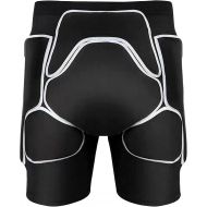 GEZICHTA Protective Padded Shorts 3D Protection Hip Butt EVA Skating Skateboarding Padded Shorts Impact Pads for Hip Protection