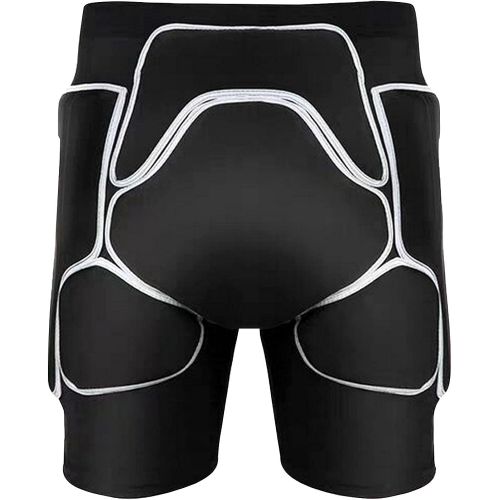  GEZICHTA Protective Padded Shorts 3D Protection Hip Butt EVA Skating Skateboarding Padded Shorts Impact Pads for Hip Protection